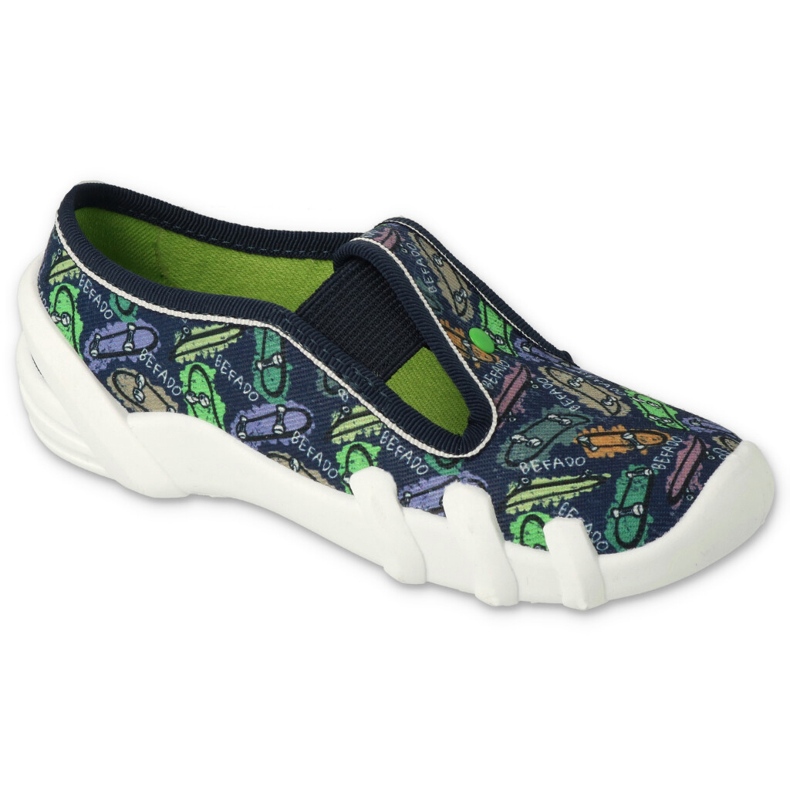 Zapatos befado niño 290X267 azul marino multicolor