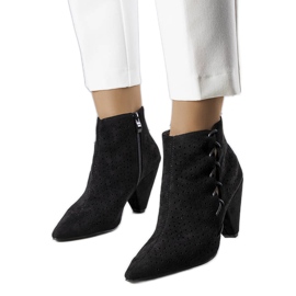 Botas caladas negras de Collins negro