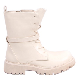 PA1 Botas con cordones Barkley Beige
