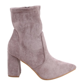 PA1 Botines de ante Kaki Natalie beige