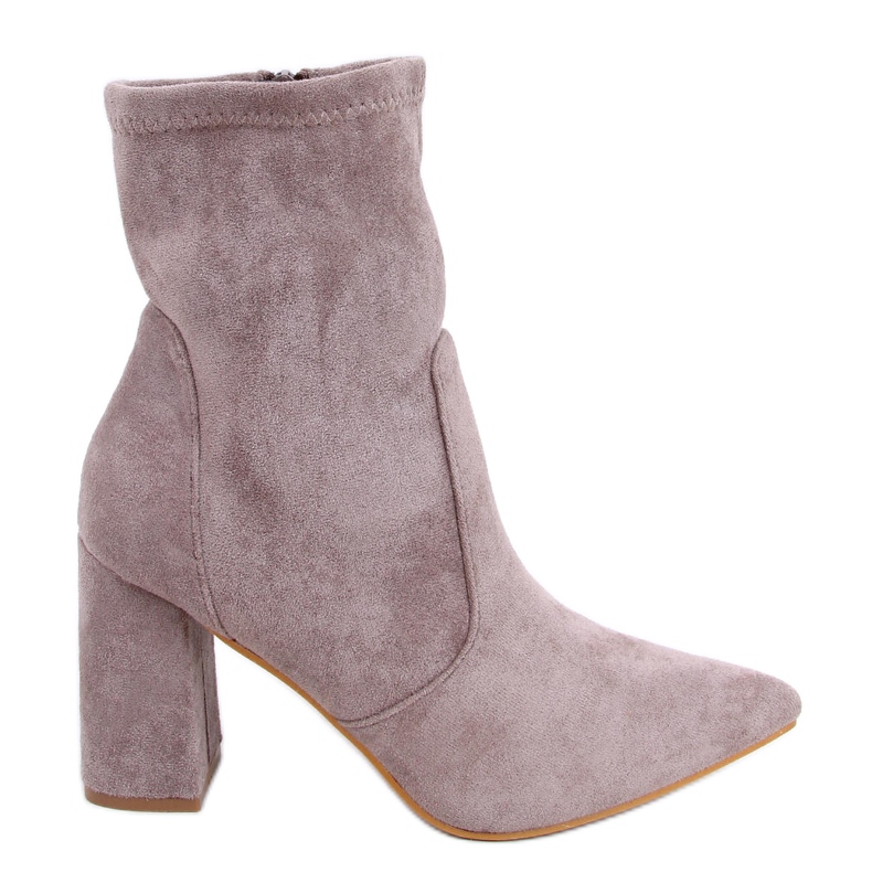 PA1 Botines de ante Kaki Natalie beige