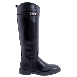 PA1 Botas de montar mujer Larson Black negro