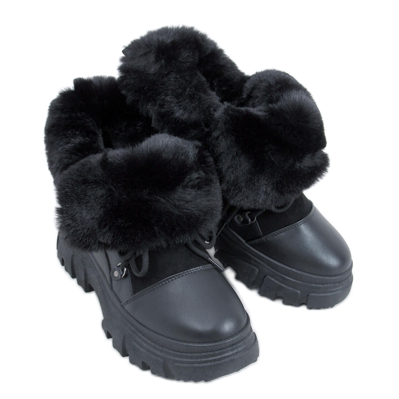 PA1 Botas de nieve mujer Jarl Black negro