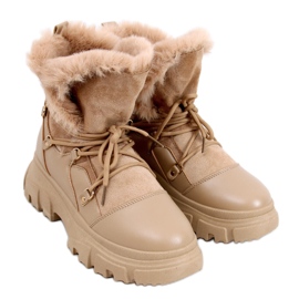 PA1 Botas de nieve de mujer Jarl Khaki beige