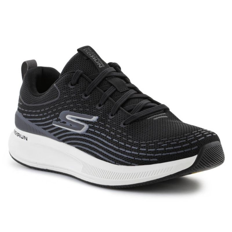 Zapatos skechers go run black cheap