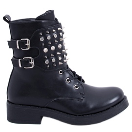 PA1 Botas con tachuelas Ziku Black negro