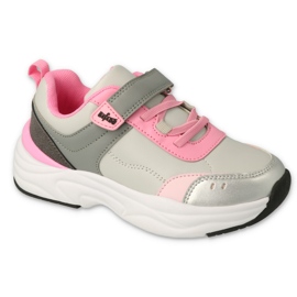 Zapatos befado niño 516X254 rosa plata gris