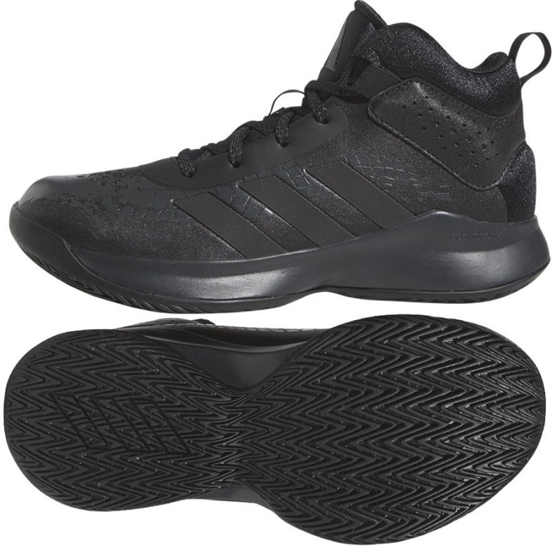 Zapatillas de baloncesto Adidas Cross Em Up 5 K Wide GX4694 negro negro