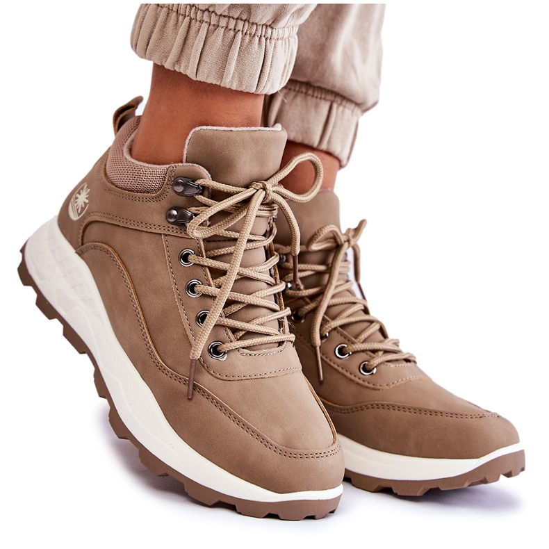PA1 Botas Trekking Mujer Trappers Beige Otto