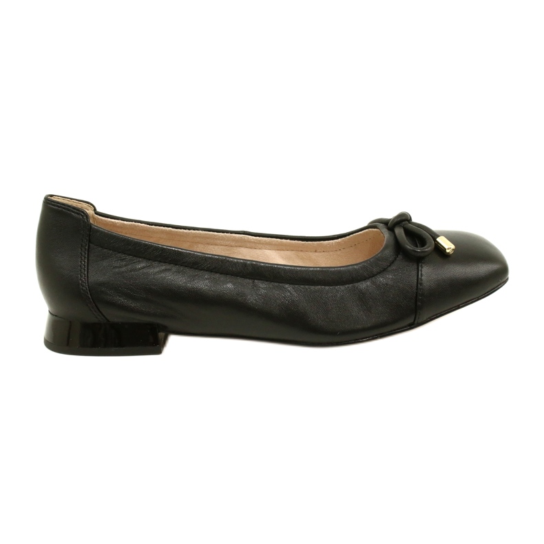 Bailarina de mujer Caprice con lazo 9-22104-20 040 Negro