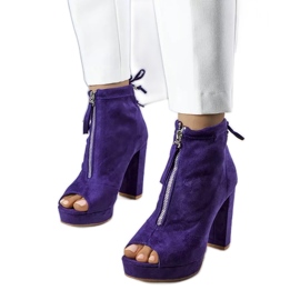 Bellucci Botines morados de Payto violeta