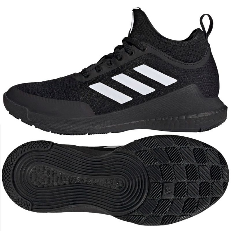 Zapatillas de voleibol adidas CrazyFlight Mid W HQ3490 negro negro
