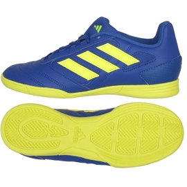 Botas de fútbol Adidas Super Sala In Jr GZ2562 azul azul