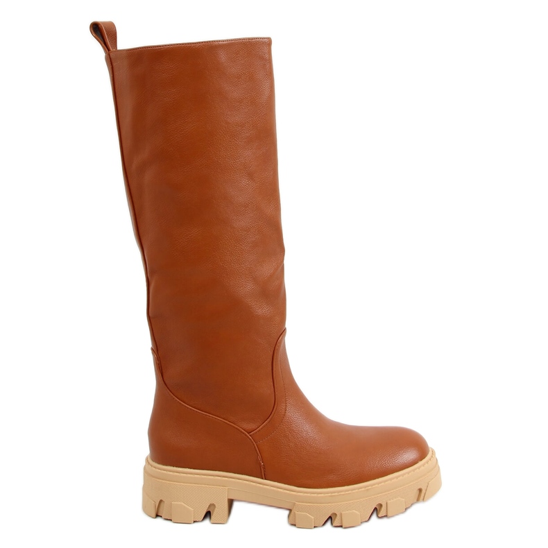 BM botas Hewes marrones con suela gruesa marrón BM botas Hewes marrones con suela gruesa marrón