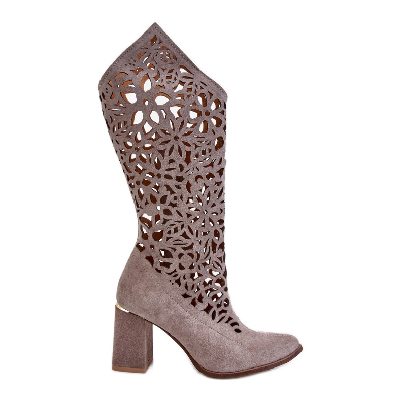 Lewski Shoes Botas Ante Calado Leski Shoes 3234 Cappuccino multicolor