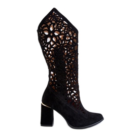 Lewski Shoes Botas Ante Calado Leski Shoes 3234 Negro