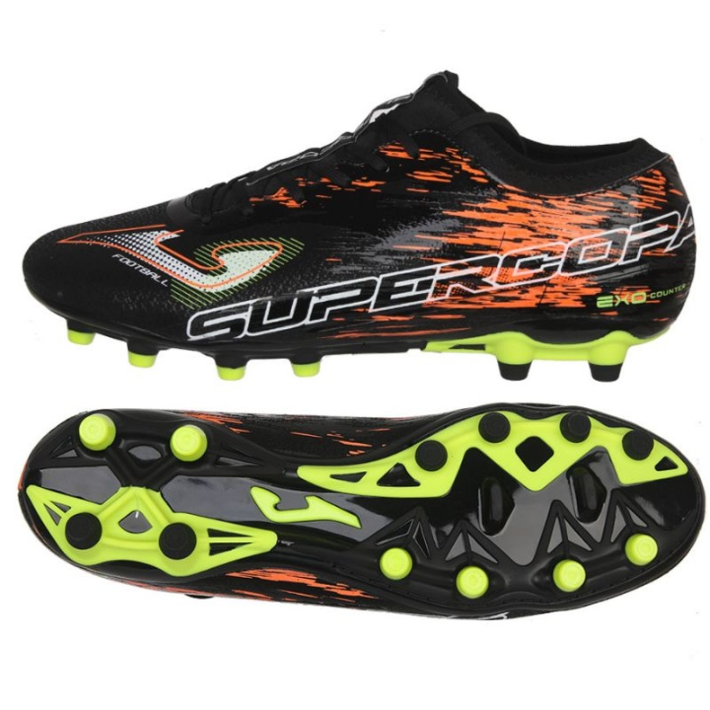 Botas de futbol Joma Super Copa 2301 Fg M SUPS2301FG negro negro