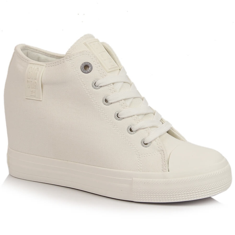 Deportivas de mujer con cuña blancas Big Star LL274035 blanco Deportivas de mujer con cuña blancas Big Star LL274035 blanco