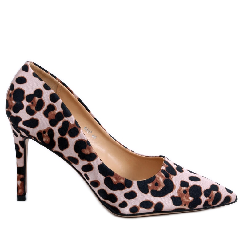 BM Stilettos mujer Telisha Leopardo beige marrón