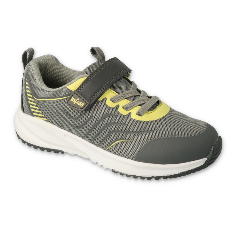 Zapatos befado niño 516Y210 gris amarillo