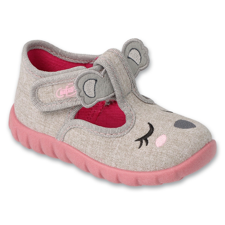 Zapatos befado niño 632P003 rosado gris