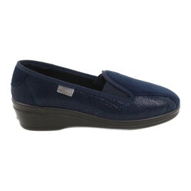 Pantuflas befado mujer pu 034D001 azul marino Pantuflas befado mujer pu 034D001 azul marino