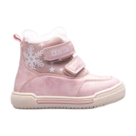 Zapatos, botas de nieve Big Star Jr. KK374188 rosado