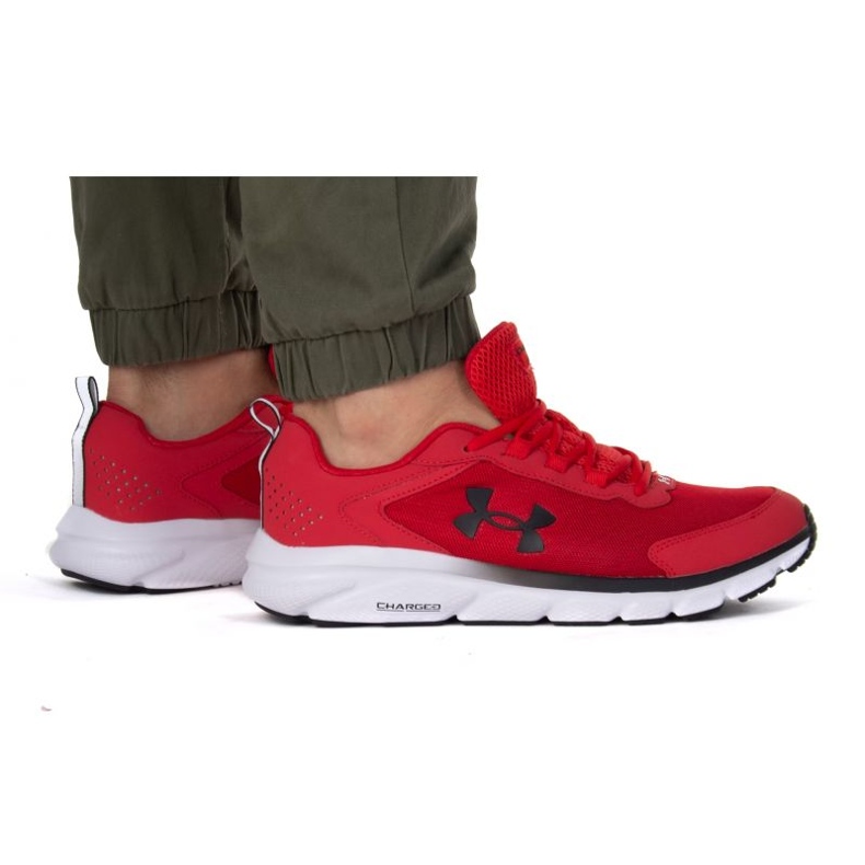 Zapatos Under Armour Charged Assert 9 M 3024590-600 rojo