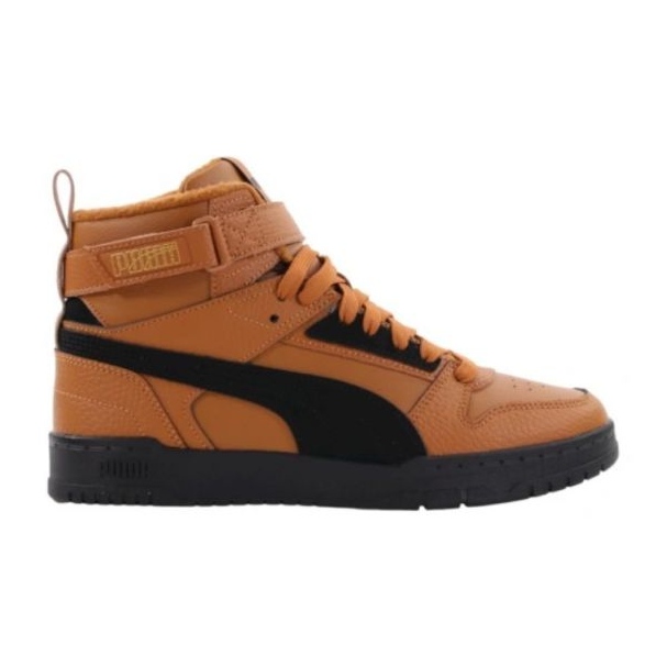 Puma Rbd Game Wtr M 387604 03 zapatos marrón negro amarillo