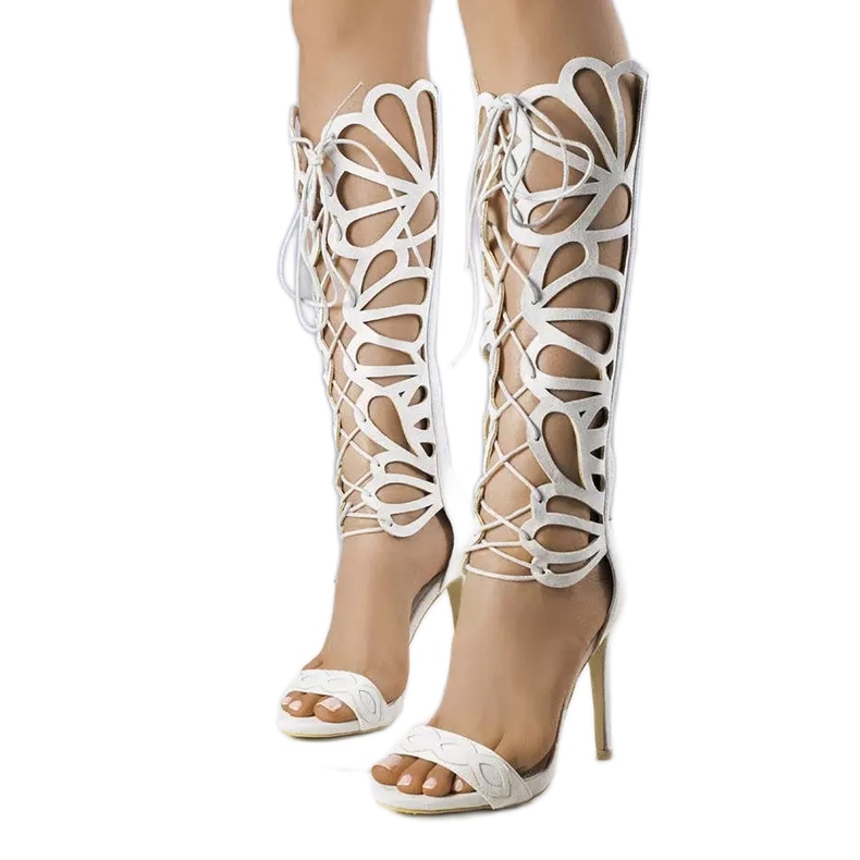 PA1 Sandalias grises con pala decorativa de Julio