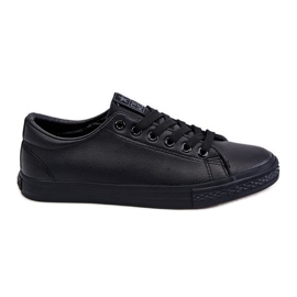 News Deportivas Clásicas Mujer Piel Cordones Negro Misima