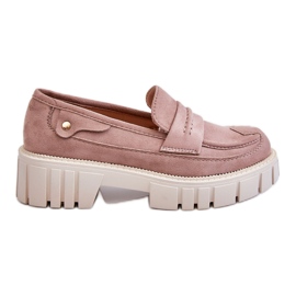 Slip-On Mujer Ante Marrón Claro Fiorell beige