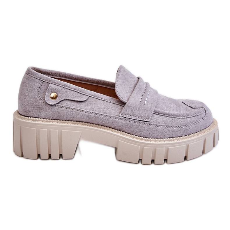 PS2 Slip-on Mujer Ante Gris Fiorell
