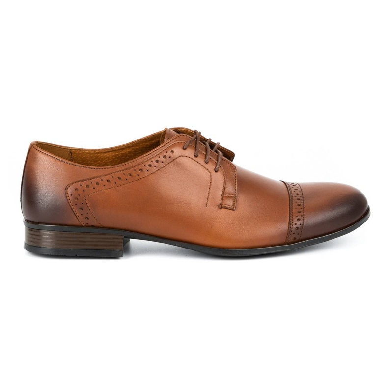 Olivier Zapatos de vestir hombre piel A34 Kb marron marrón