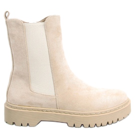 BM Botas altas Kiely Beige