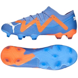 Zapatillas de fútbol Puma Future Ultimate Low FG/AG 107169 01 azul azul