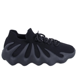 BM Zapatillas estilo calcetín Eaton Black negro