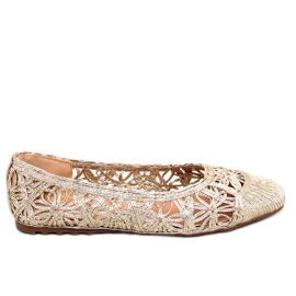 BM Bailarinas caladas Sarita Gold dorado
