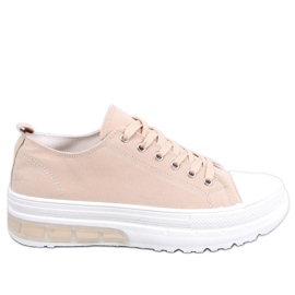 BM Deportivas mujer con cordones Raffey Beige
