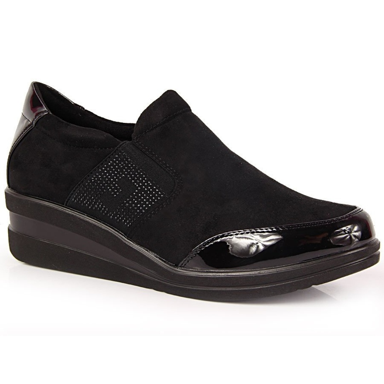 Zapatos negros con cuña de mujer de Sergio Leone