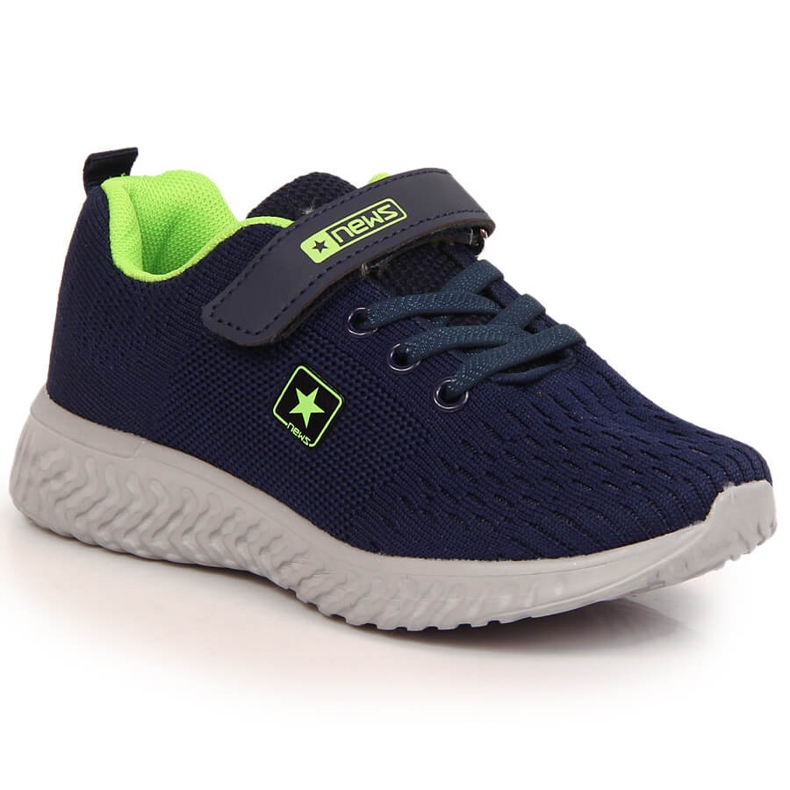 News Deportivas infantiles con velcro, azul marino Novedades