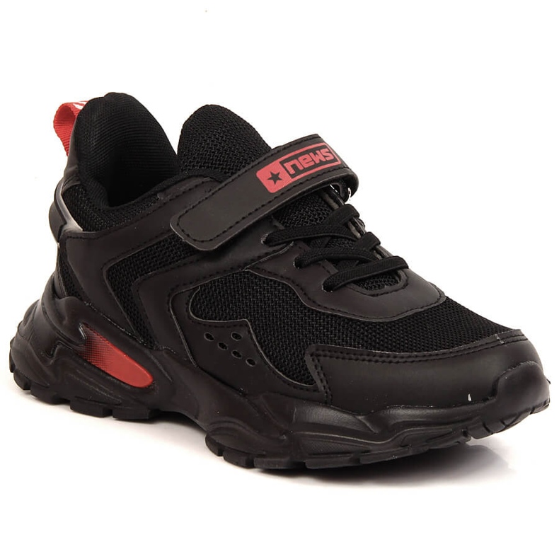 News Deportivas infantiles con plataforma negras NOVEDADES negro