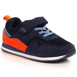 Deportivas infantiles con velcro azul marino Befado granada