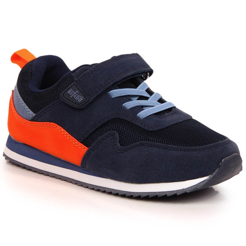 Deportivas infantiles con velcro azul marino Befado granada