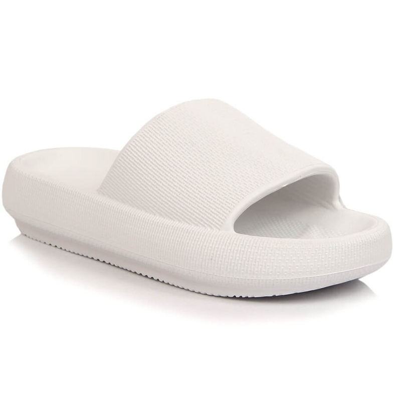 Pantuflas de mujer con plataforma blancas Vinceza 48801 blanco