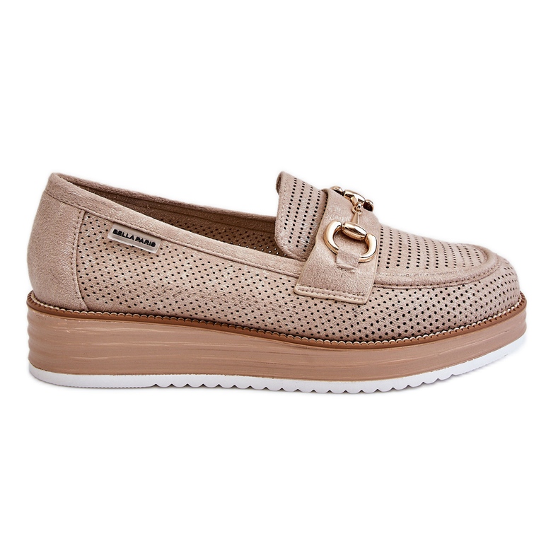 PM1 Mocasines Mujer Plataforma Beige Danny