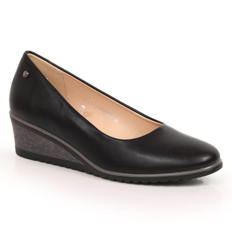 Bombas cuña Vinceza W JAN176A negro