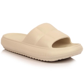 Pantuflas Plataforma Acolchada Vinceza W JAN172B beige