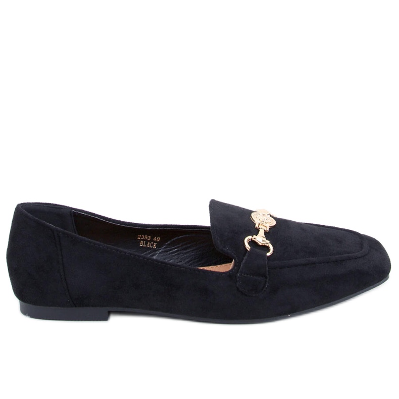 BM Mocasines mujer Rhona Negro hebilla