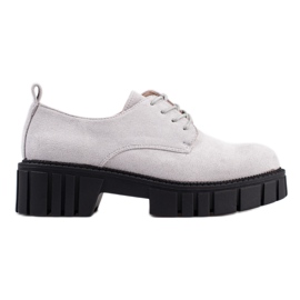 Zapatos mujer de ante con cordones Shelovet negro